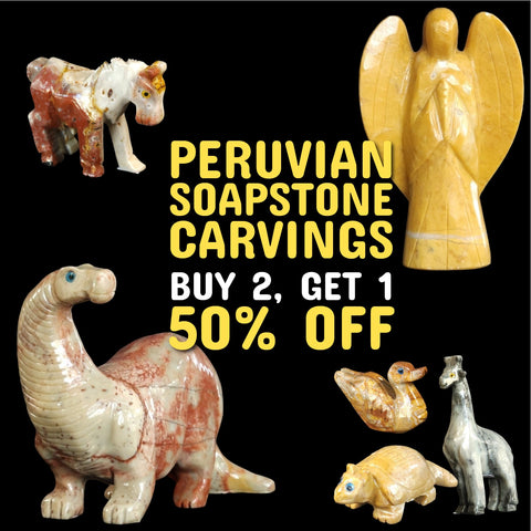 Peruvian Soapstone Carvings - Littleton Rock Shop