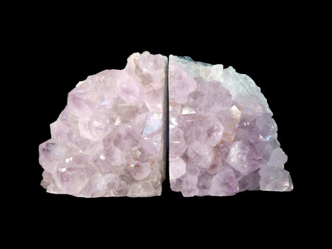 Amethyst Bookends (Medium - Littleton Rock Shop