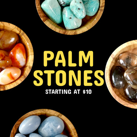 Palm Stones at Littleton Rock Shop