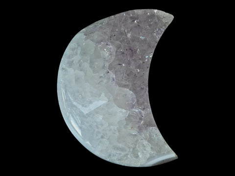 Amethyst Agate Moon (Small) - Littleton Rock Shop