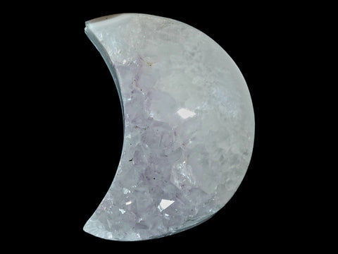 Amethyst Agate Moon (Small) - Littleton Rock Shop