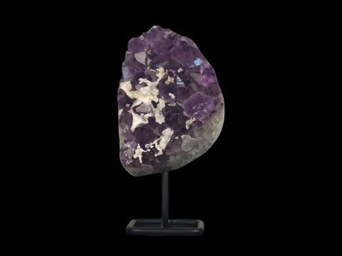 Amethyst Geode Cluster on Stand (Large) - Littleton Rock Shop