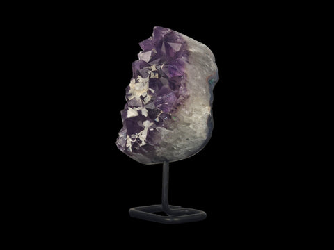 Amethyst Geode Cluster on Stand (Large) - Littleton Rock Shop