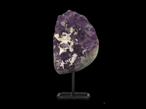 Amethyst Geode Cluster on Stand (Large) - Littleton Rock Shop