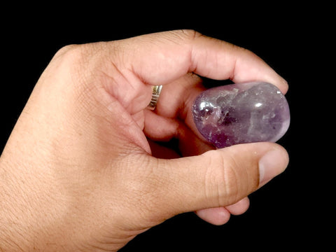 Amethyst Palm Stone (Small) - Littleton Rock Shop