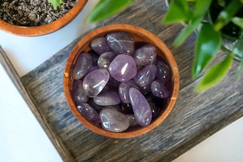 Amethyst Tumbled Stone - Littleton Rock Shop