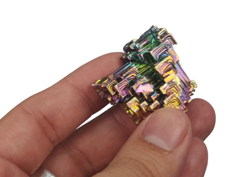 Bismuth Crystal Cluster - Littleton Rock Shop