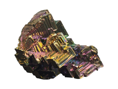 Bismuth Crystal Cluster - Littleton Rock Shop