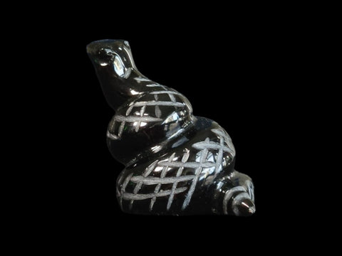 Black Obsidian Snake (1.75") - Littleton Rock Shop