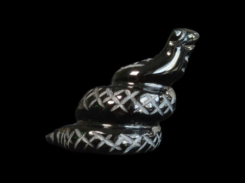 Black Obsidian Snake (1.75") - Littleton Rock Shop