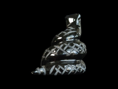 Black Obsidian Snake (1.75") - Littleton Rock Shop