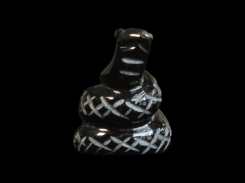 Black Obsidian Snake (1.75") - Littleton Rock Shop