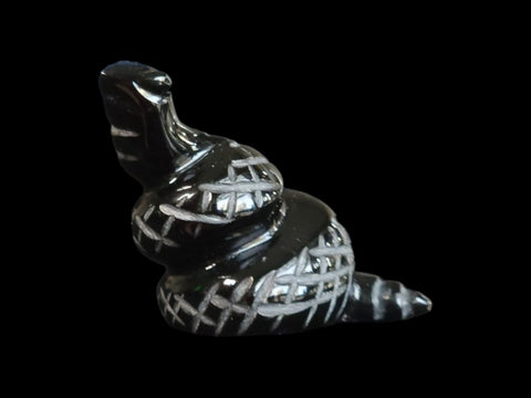 Black Obsidian Snake (1.75") - Littleton Rock Shop