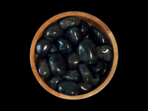 Black Onyx Tumbled Stone - Littleton Rock Shop