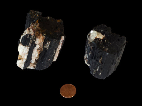 Black Tourmaline Rough (Medium) - Littleton Rock Shop