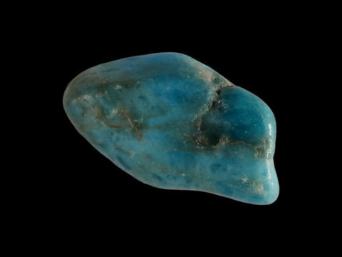 Blue Apatite Tumbled Stone - Littleton Rock Shop