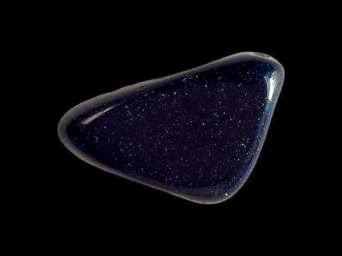 Blue Goldstone Tumbled Stone - Littleton Rock Shop