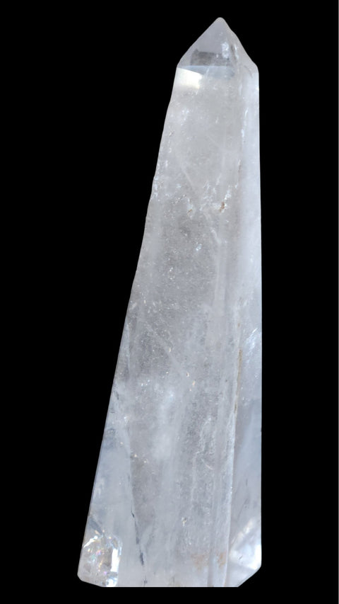 Brazilian Clear Quartz Obelisk (Small) - Littleton Rock Shop