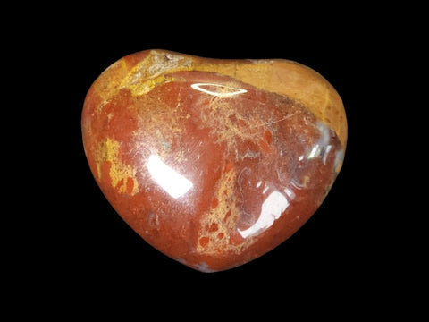 Brecciated Red Jasper Puffed Mini Heart - Littleton Rock Shop