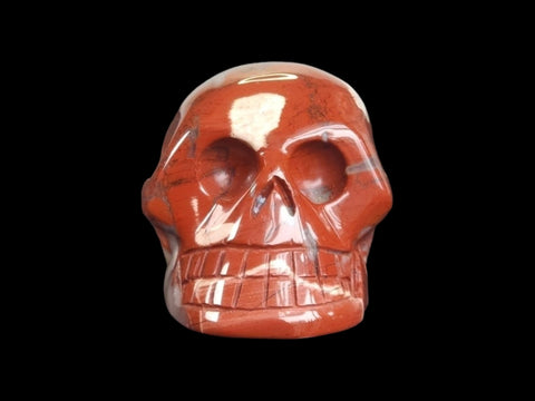 Brecciated Red Jasper Skull (Medium) - Littleton Rock Shop