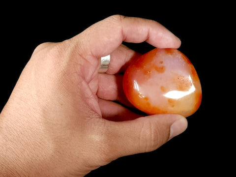 Carnelian Palm Stone - Littleton Rock Shop