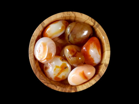 Carnelian Palm Stone (Small) - Littleton Rock Shop