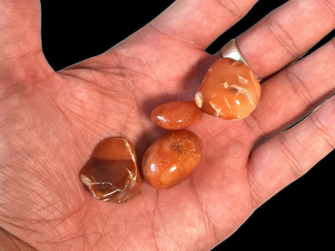 Carnelian Tumbled Stone - Littleton Rock Shop