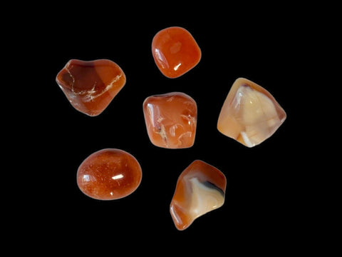 Carnelian Tumbled Stone - Littleton Rock Shop