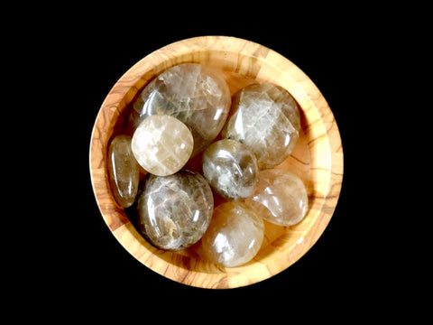 Citrine Palm Stone (Small) - Littleton Rock Shop