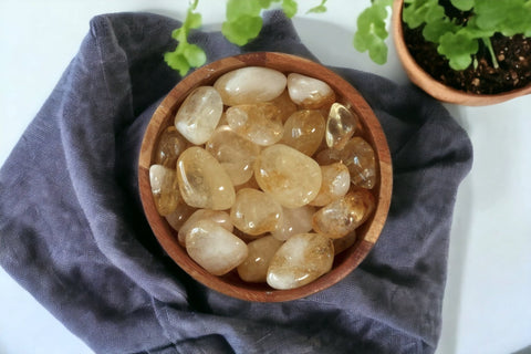 Citrine Tumbled Stone - Littleton Rock Shop