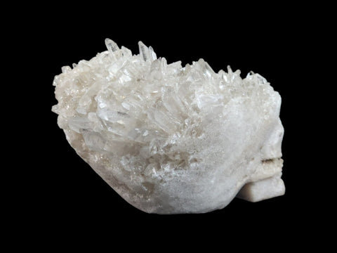 Clear Quartz Cluster Skull (Medium) - Littleton Rock Shop