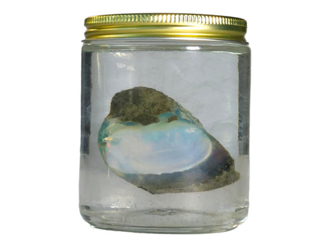 Ethiopian Water Opal in Jar - Littleton Rock Shop