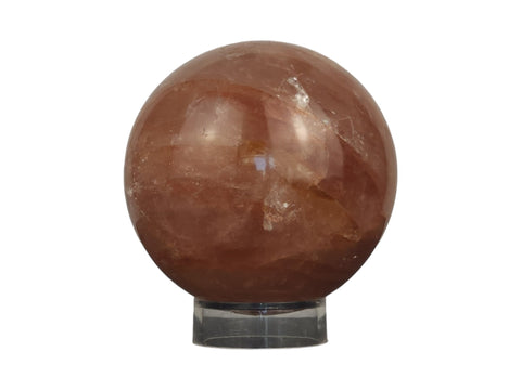 Fire Quartz Sphere (3.5in) - Littleton Rock Shop