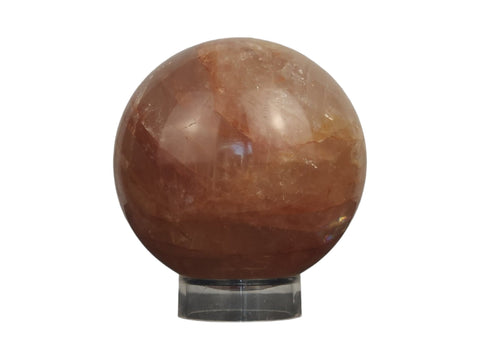 Fire Quartz Sphere (3.5in) - Littleton Rock Shop