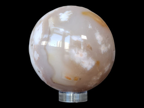 Flower Agate Sphere (3.5") - Littleton Rock Shop