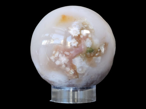 Flower Agate Sphere (3.5") - Littleton Rock Shop