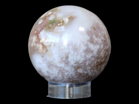 Flower Agate Sphere (3.5") - Littleton Rock Shop