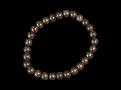 Garnet 6mm Gemstone Bead Bracelet - Littleton Rock Shop