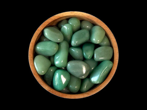 Green Aventurine Tumbled Stone - Littleton Rock Shop