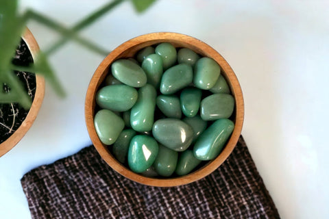 Green Aventurine Tumbled Stone - Littleton Rock Shop