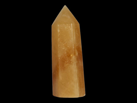 Honey Calcite Tower (Large) - Littleton Rock Shop