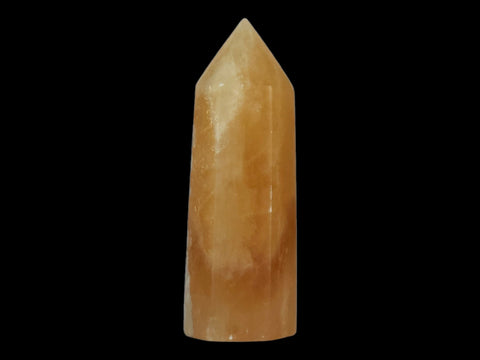 Honey Calcite Tower (Large) - Littleton Rock Shop