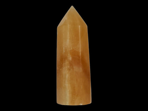 Honey Calcite Tower (Large) - Littleton Rock Shop