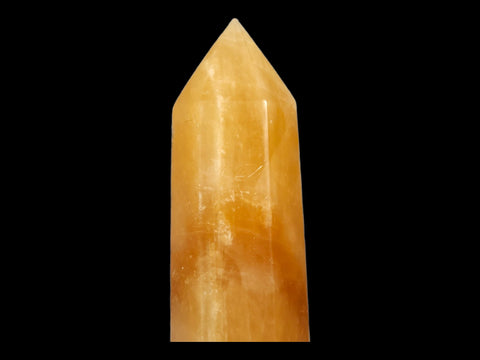 Honey Calcite Tower (Large) - Littleton Rock Shop