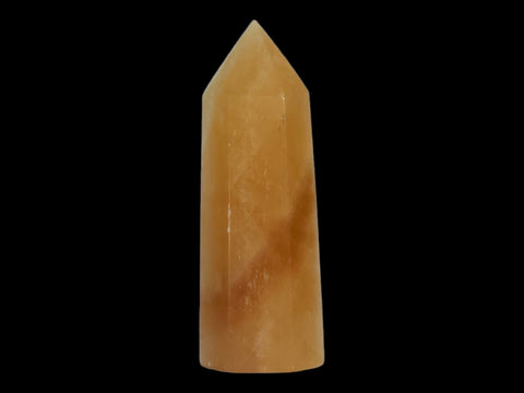 Honey Calcite Tower (Large) - Littleton Rock Shop