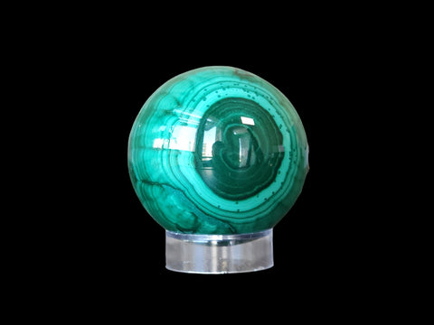 Malachite Sphere (2") - Littleton Rock Shop