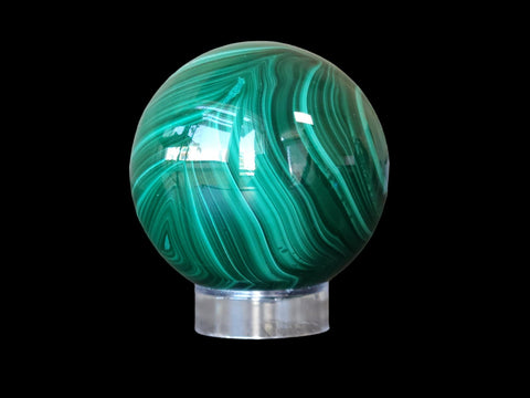 Malachite Sphere (2.5") - Littleton Rock Shop