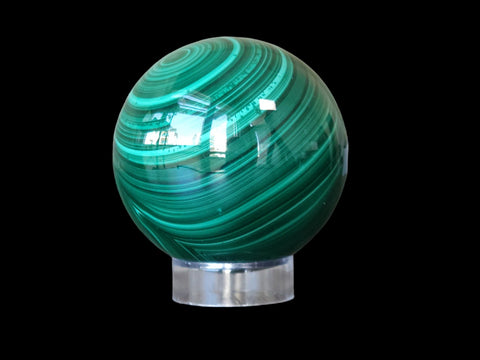 Malachite Sphere (2.5") - Littleton Rock Shop