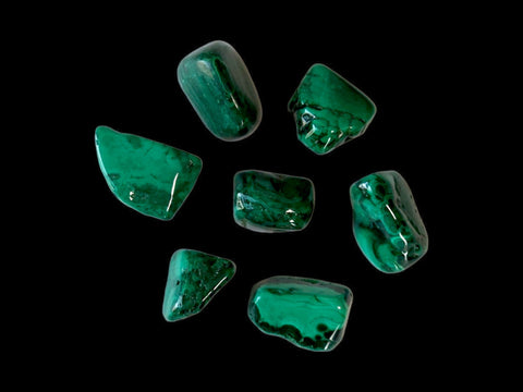 Malachite Tumbled Stone - Littleton Rock Shop