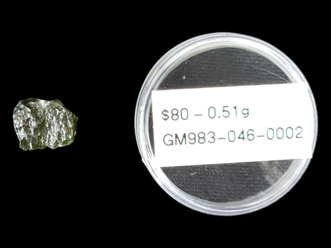 Moldavite (0.51g) - Littleton Rock Shop